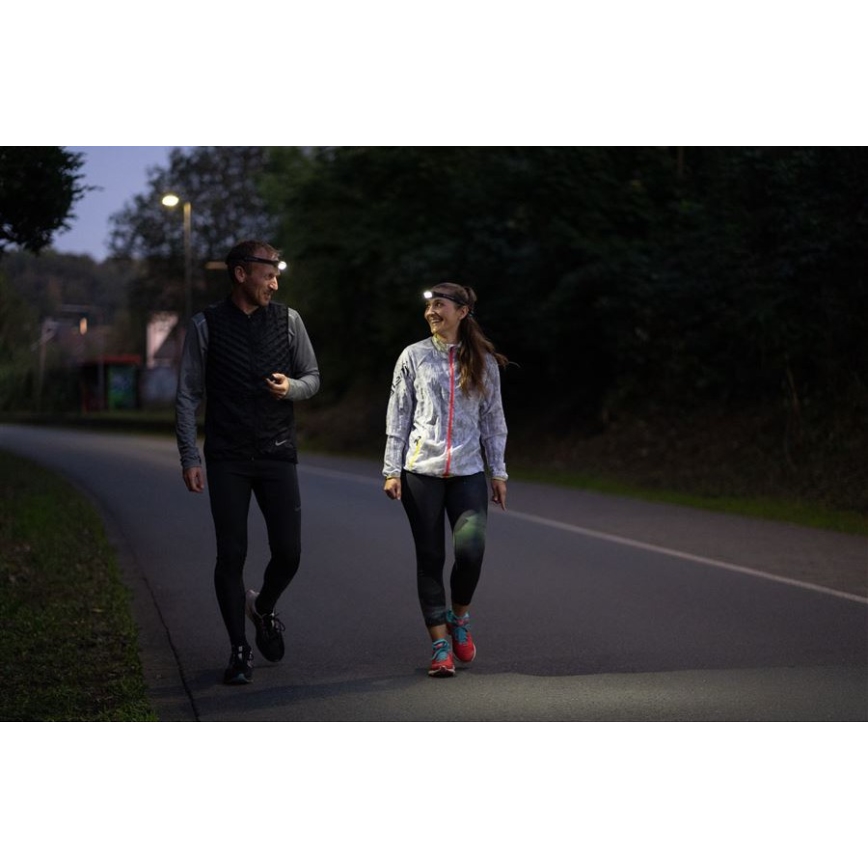Ledlenser NEO5R - Hämardatav laetav LED-pealamp LED/1800 mAh IP54 600 lm 35 h must/valge