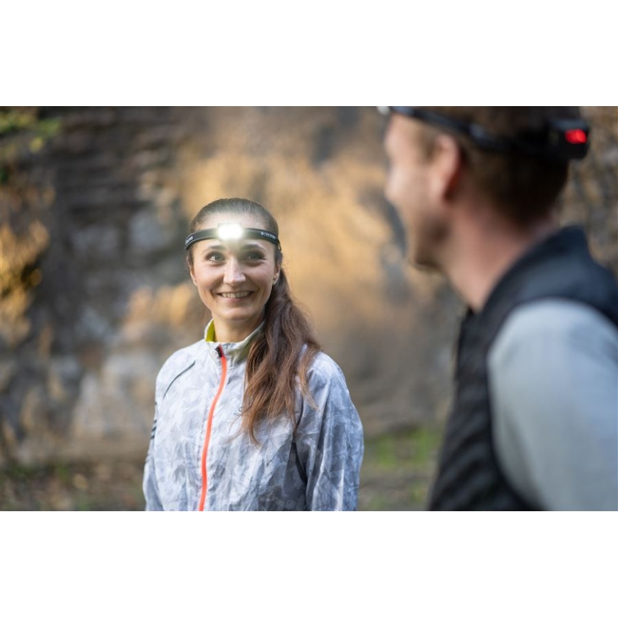 Ledlenser NEO5R - Hämardatav laetav LED-pealamp LED/1800 mAh IP54 600 lm 35 h must/valge