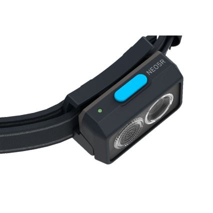 Ledlenser NEO5R - LED hämardatav laetav pealamp LED/1800 mAh IP54 600 lm 35 h sinine