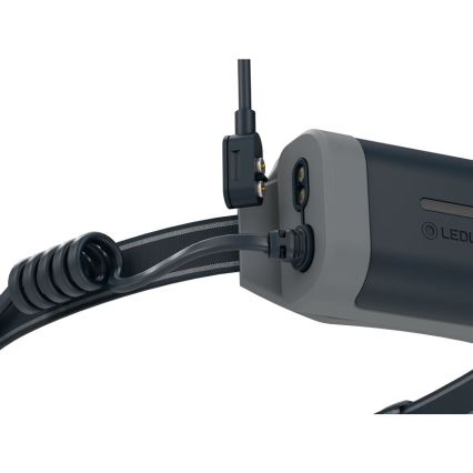Ledlenser NEO9R - reguleeritava heledusega laetav LED-pealamp LED/5000 mAh IP54 1200 lm 120 h must/hall