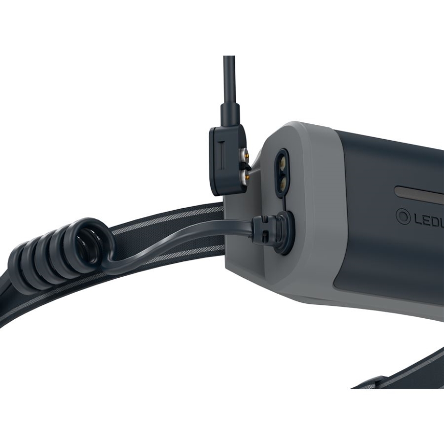 Ledlenser NEO9R - reguleeritava heledusega laetav LED-pealamp LED/5000 mAh IP54 1200 lm 120 h must/hall