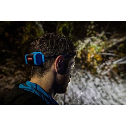 Ledlenser NEO9R - hämardatav taaslaetav LED-pealamp LED/5000 mAh IP54 1200 lm 120h must/sinine