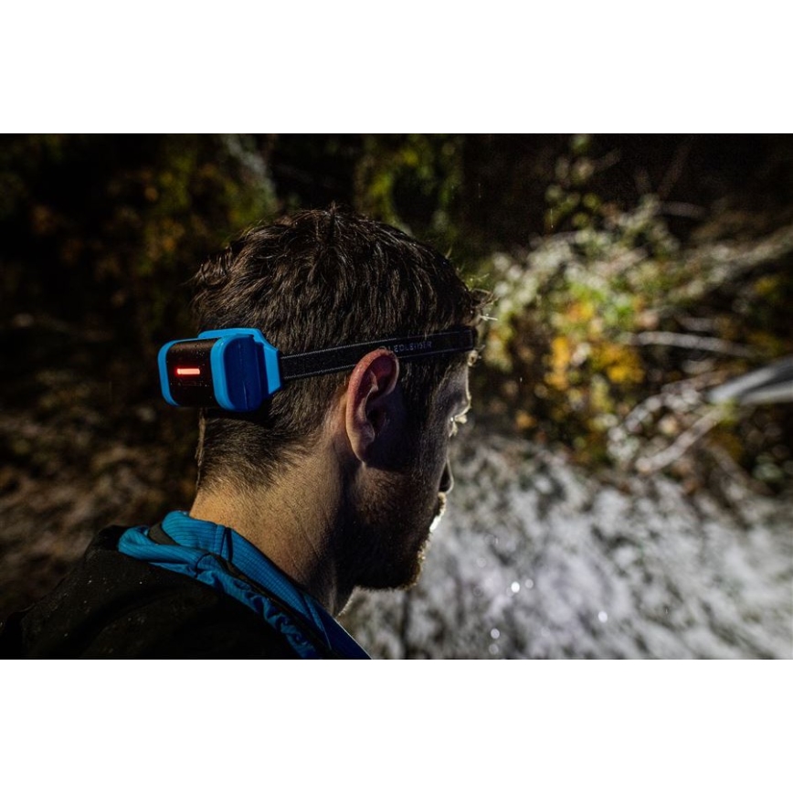 Ledlenser NEO9R - hämardatav taaslaetav LED-pealamp LED/5000 mAh IP54 1200 lm 120h must/sinine