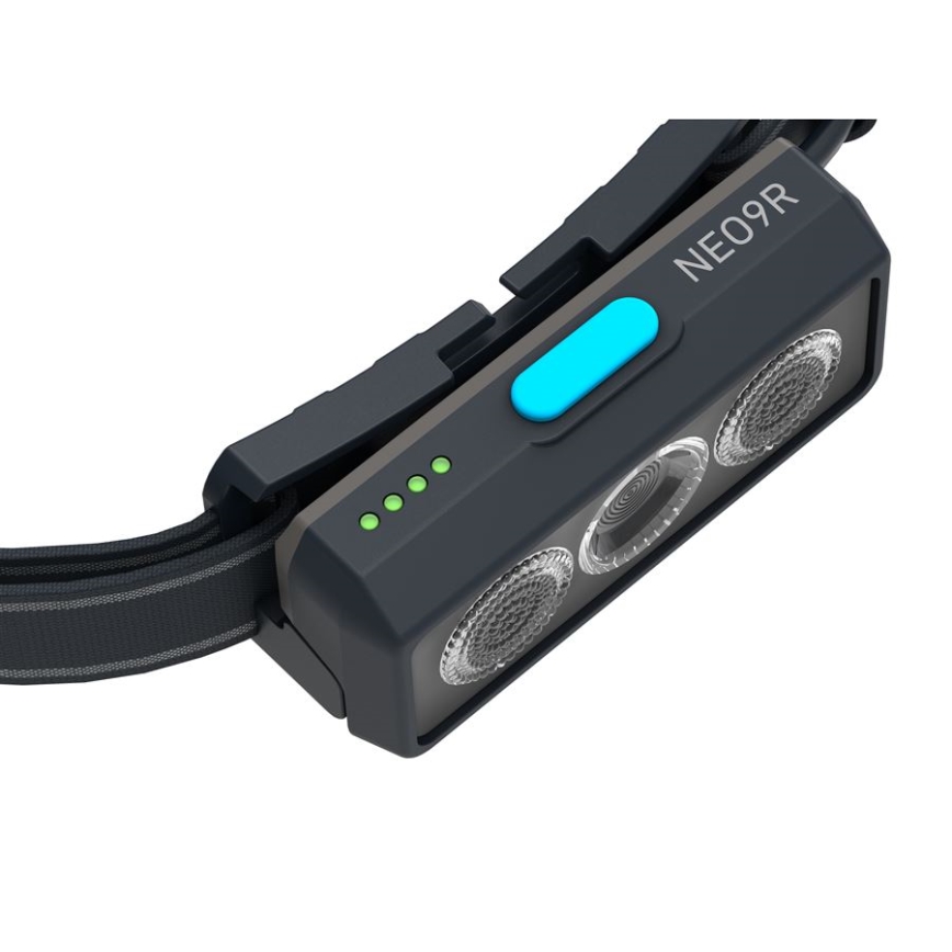 Ledlenser NEO9R - hämardatav taaslaetav LED-pealamp LED/5000 mAh IP54 1200 lm 120h must/sinine
