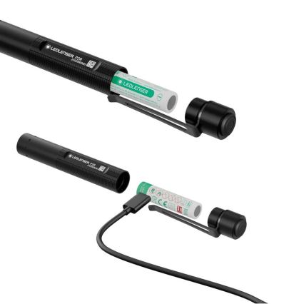 Ledlenser P2R - hämardatav laetav LED-taskulamp LED/1xAAA/300 mAh IP54 200 lm 8 h must