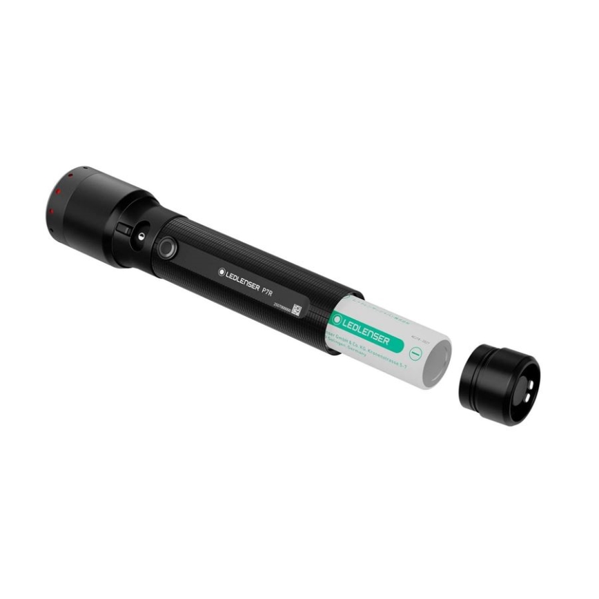 Ledlenser P7R - LED hämardatav laetav taskulamp LED/4600 mAh IP68 2000 lm 80 h must