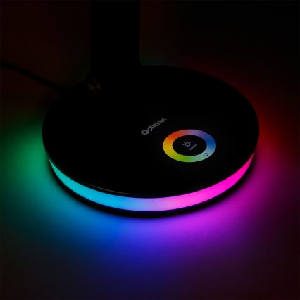 LED RGBW Hämardatav laualamp akupanga funktsiooniga LED/12W/5V 2800-6000K must