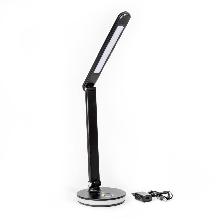 LED RGBW Hämardatav laualamp akupanga funktsiooniga LED/12W/5V 2800-6000K must
