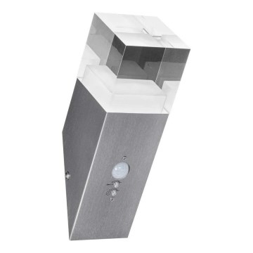 Ledvance - CRYSTAL välisseinale paigaldatav LED-seinavalgusti anduriga LED/5W/230V IP44