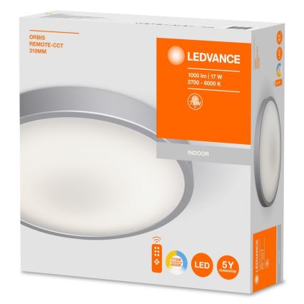 Ledvance - hämardatav LED laelamp SILARA LED/17W/230V puldiga 2700K-6000K