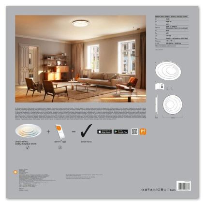 Ledvance - LED hämardatav valgusti SMART+ SPIRAL LED/40W/230V 3000K-6500K Wi-Fi