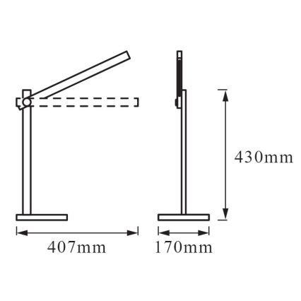 Ledvance - Hämardatav LED laualamp PANAN LED/7W/230V