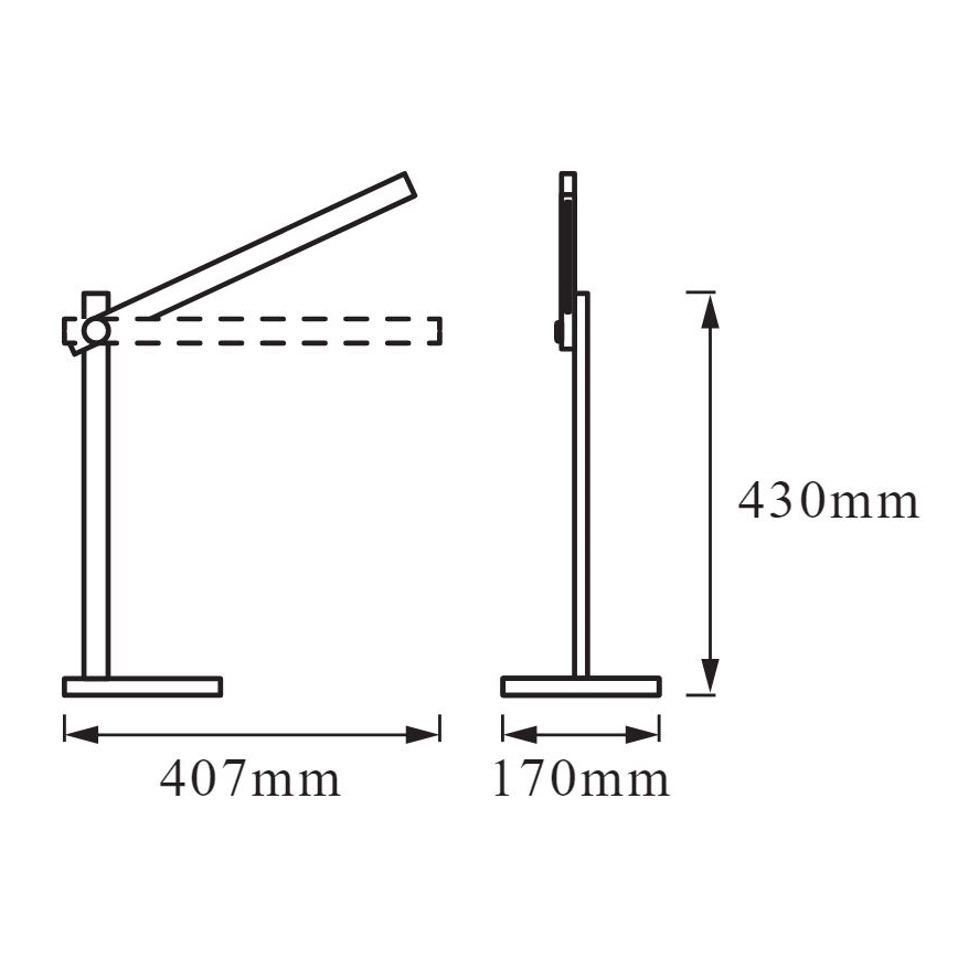 Ledvance - Hämardatav LED laualamp PANAN LED/7W/230V