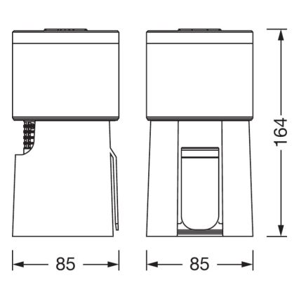 Ledvance - Kaasaskantav õhupuhasti HEPA filtriga PURIFIER UVC/4,5W/5V USB