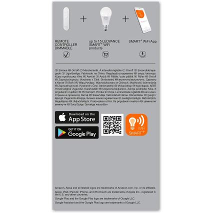 Ledvance - Kaugjuhtimispult SMART+ 2xAAA Wi-Fi