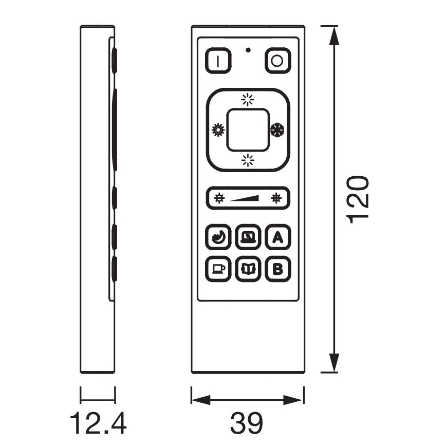 Ledvance - Kaugjuhtimispult SMART+ Wi-Fi 6600 mAh must