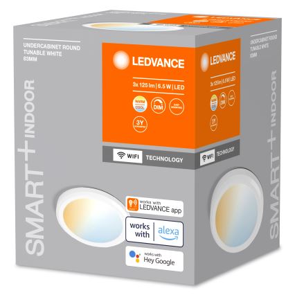 Ledvance - KOMPLEKT 3x LED Hämardatav köögikapialune valgusti SMART+ LED/6,5W/230V 3000-6500K Wi-Fi