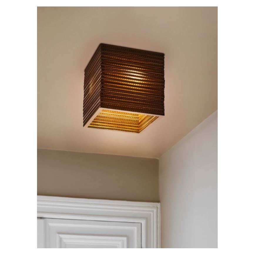 Ledvance - Laevalgusti DECOR CARDBOARD 1xE27/15W/230V 25x25 cm