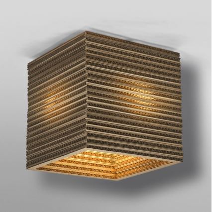 Ledvance - Laevalgusti DECOR CARDBOARD 1xE27/15W/230V 25x25 cm