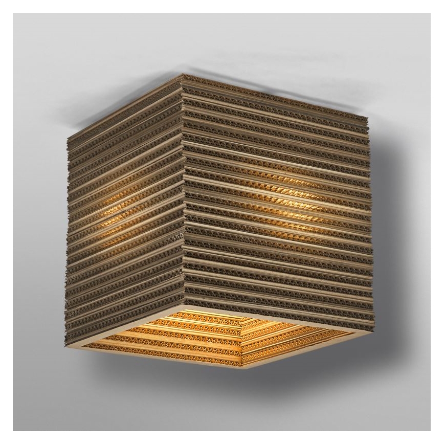 Ledvance - Laevalgusti DECOR CARDBOARD 1xE27/15W/230V 25x25 cm
