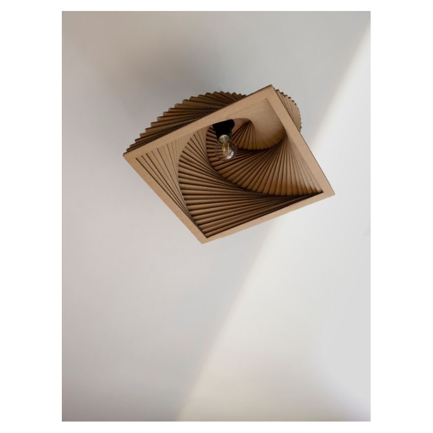 Ledvance - Laevalgusti DECOR CARDBOARD 1xE27/15W/230V 40x40 cm