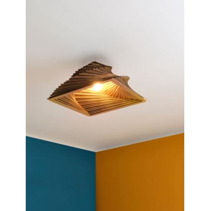 Ledvance - Laevalgusti DECOR CARDBOARD 1xE27/15W/230V 40x40 cm