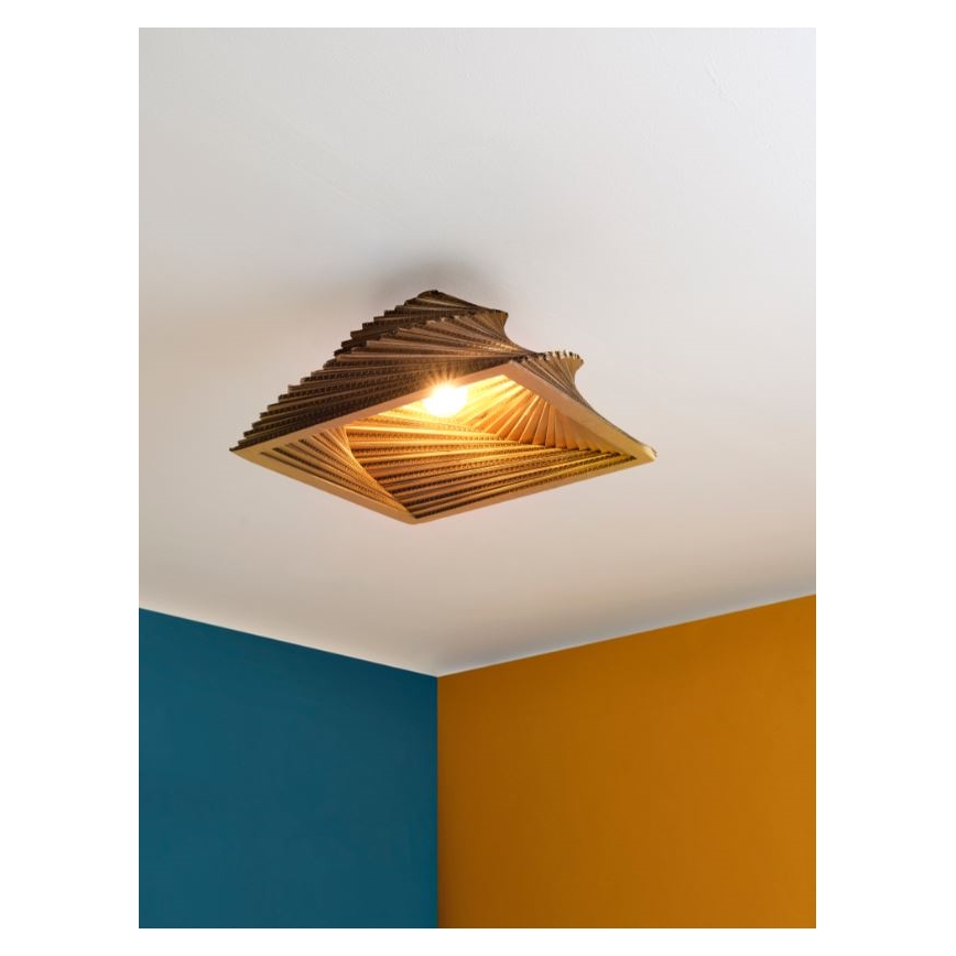 Ledvance - Laevalgusti DECOR CARDBOARD 1xE27/15W/230V 40x40 cm