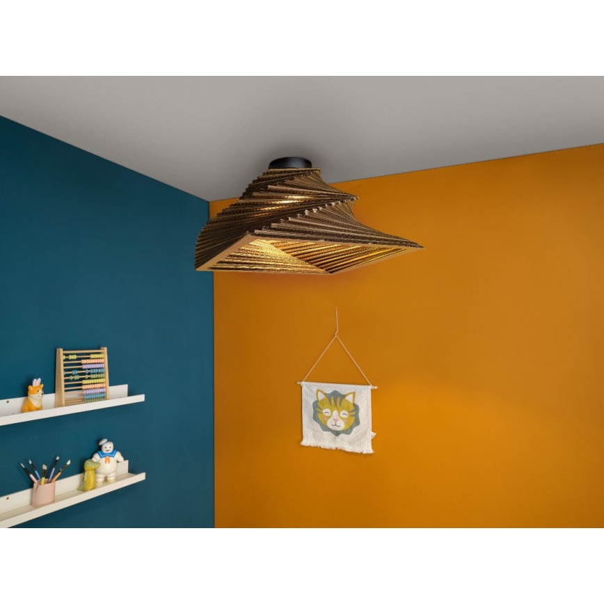 Ledvance - Laevalgusti DECOR CARDBOARD 1xE27/15W/230V 40x40 cm