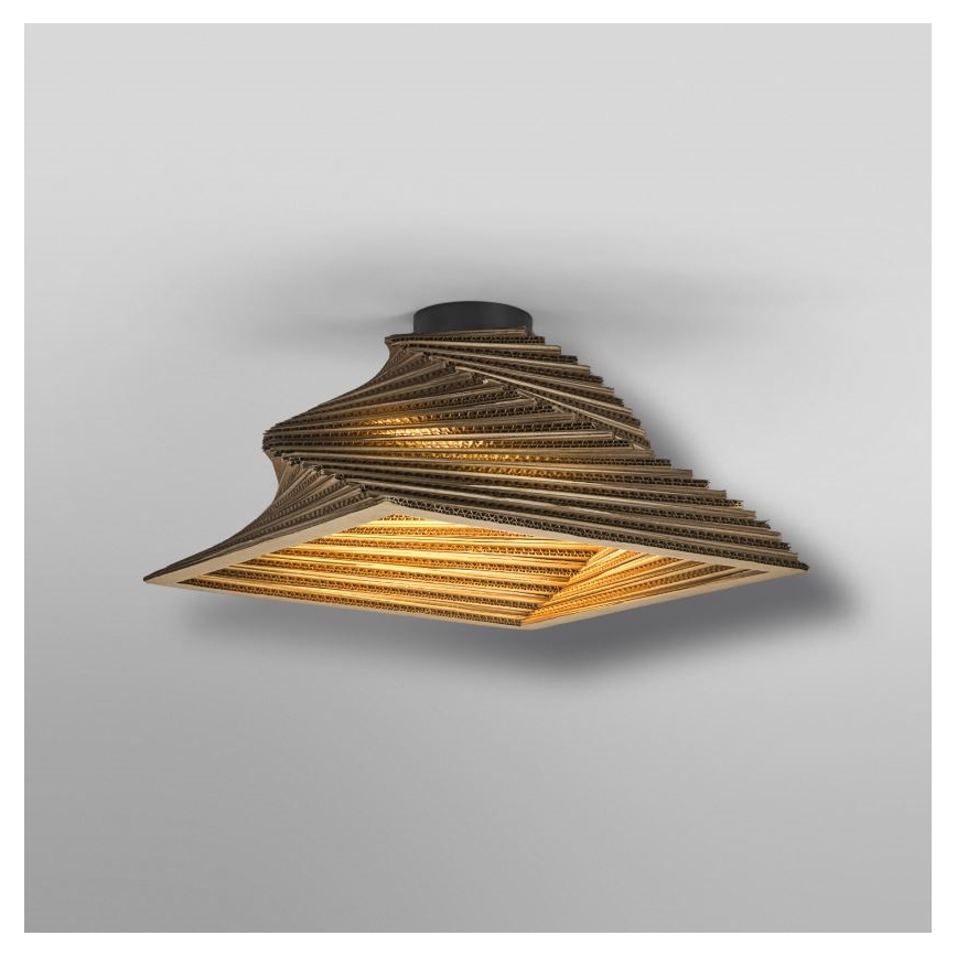 Ledvance - Laevalgusti DECOR CARDBOARD 1xE27/15W/230V 40x40 cm