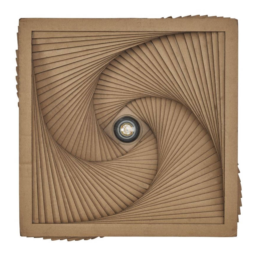 Ledvance - Laevalgusti DECOR CARDBOARD 1xE27/15W/230V 40x40 cm