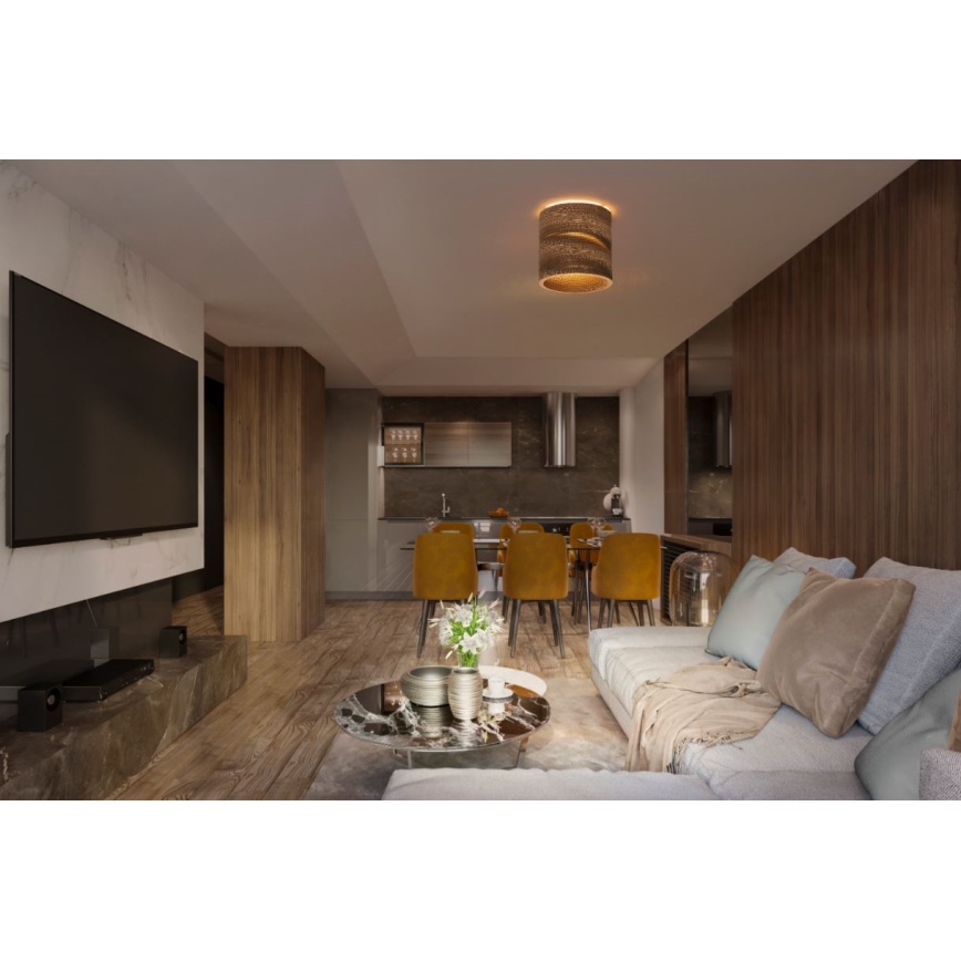 Ledvance - Laevalgusti DECOR CARDBOARD 1xE27/15W/230V d. 25 cm