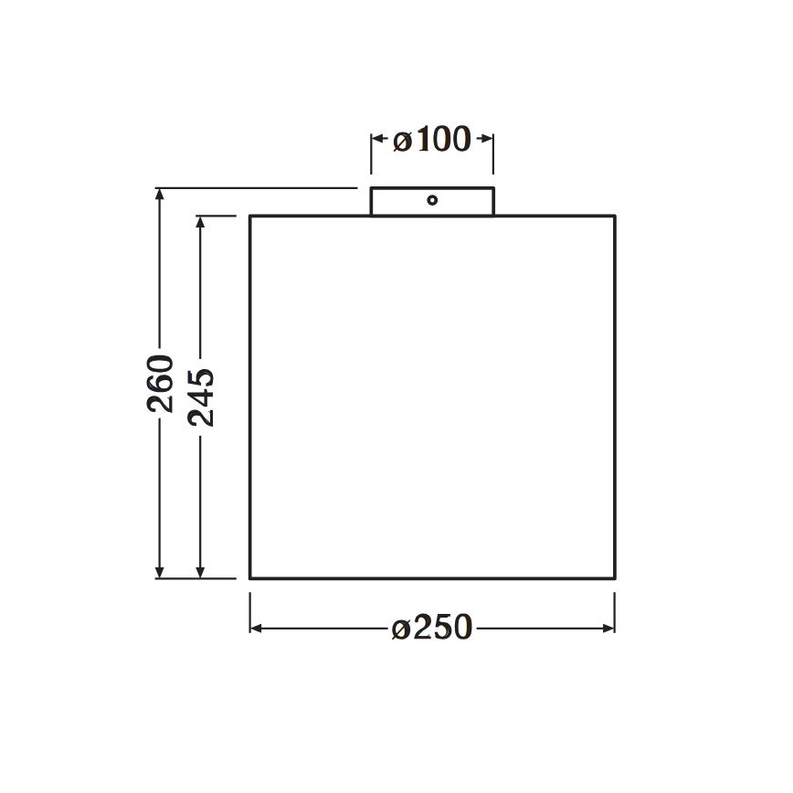 Ledvance - Laevalgusti DECOR CARDBOARD 1xE27/15W/230V d. 25 cm
