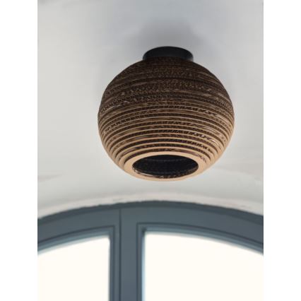 Ledvance - Laevalgusti DECOR CARDBOARD 1xE27/15W/230V d. 26 cm