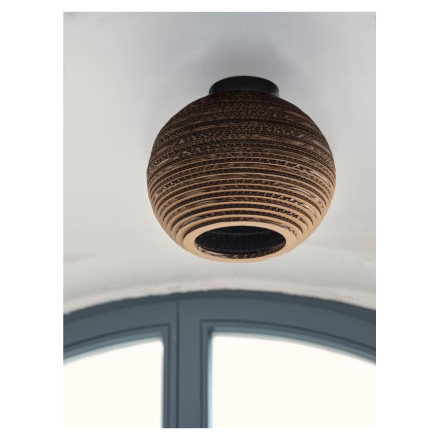 Ledvance - Laevalgusti DECOR CARDBOARD 1xE27/15W/230V d. 26 cm