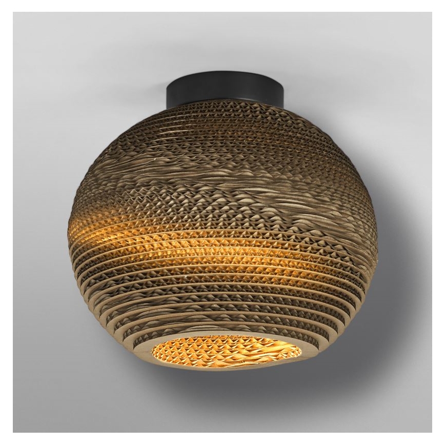 Ledvance - Laevalgusti DECOR CARDBOARD 1xE27/15W/230V d. 26 cm