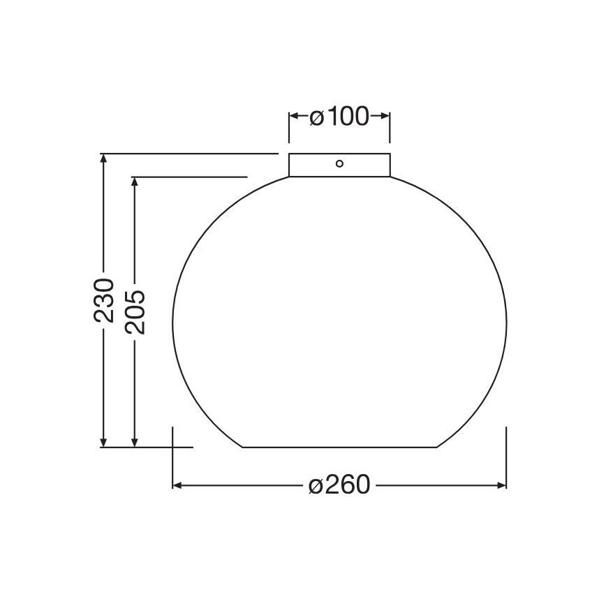 Ledvance - Laevalgusti DECOR CARDBOARD 1xE27/15W/230V d. 26 cm