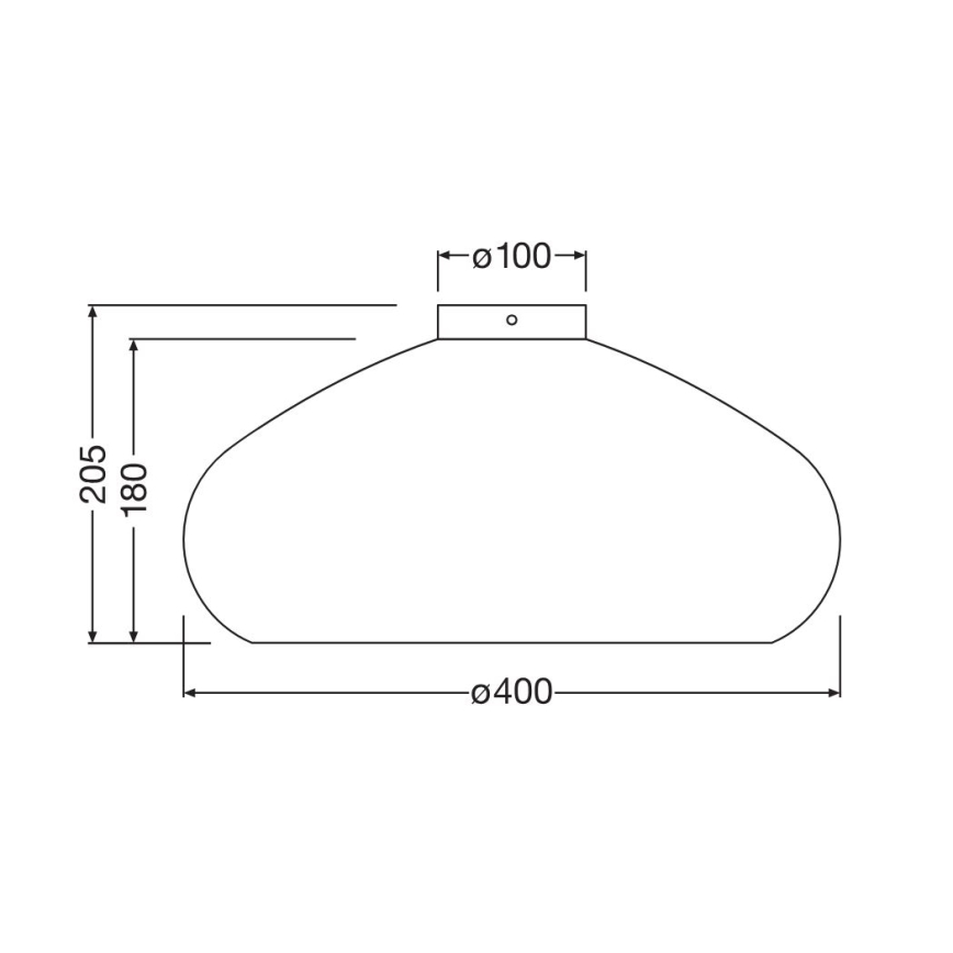 Ledvance - Laevalgusti DECOR CARDBOARD 1xE27/15W/230V d. 40 cm