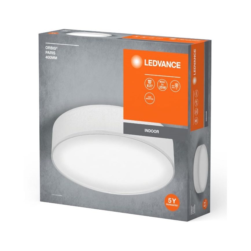 Ledvance - Laevalgusti ORBIS PARIIS 2xE27/25W/230V valge