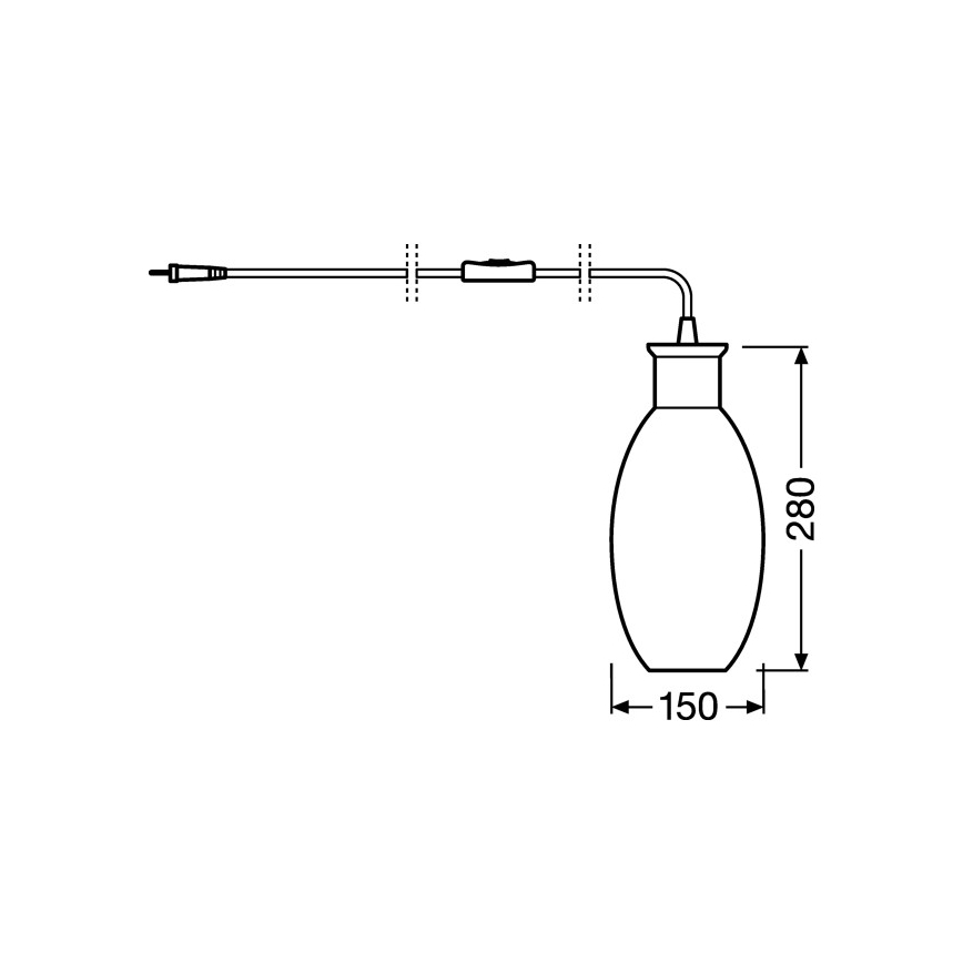 Ledvance - Laualamp GRAPE 1xE27/40W/230V