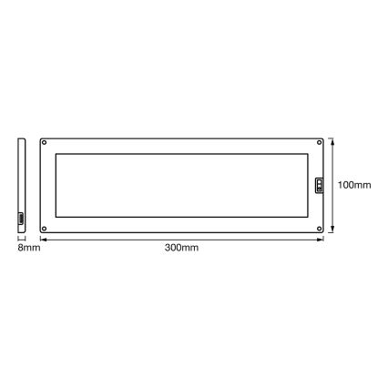 Ledvance - LED Hämardatav kapialune valgusti anduriga CABINET LED/10W/230V