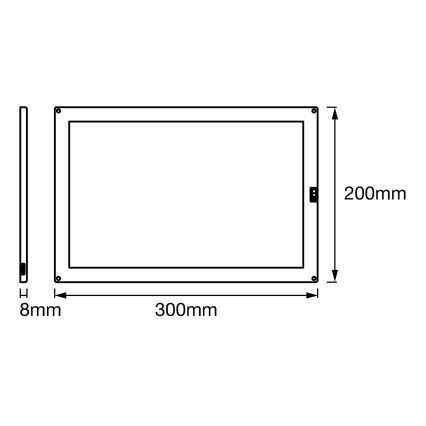 Ledvance - LED Hämardatav köögimööbli valgusti anduriga CABINET LED/8W/230V 3000K