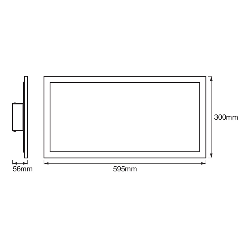 Ledvance - LED Hämardatav laevalgusti SMART+ PLANON LED/22W/230V 30x60 cm Wi-Fi