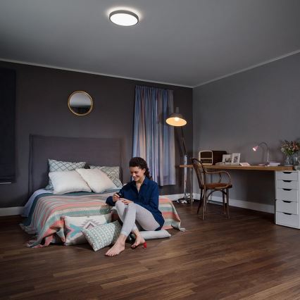 Ledvance - LED Hämardatav laevalgusti ORBIS LED/17W/230V 2700-6500 + pult