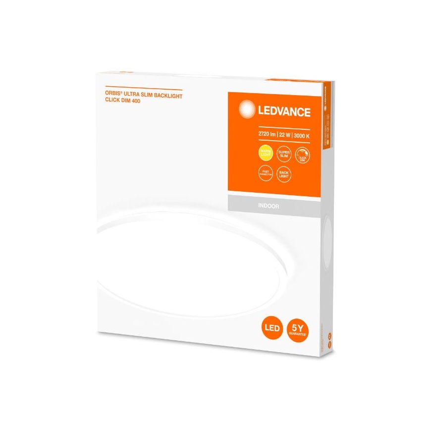 Ledvance - LED Hämardatav laevalgusti ORBIS LED/22W/230V valge