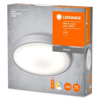 Ledvance - LED Hämardatav laevalgusti ORBIS LED/25W/230V 2700-6500K + kaugjuhtimispult