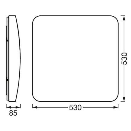 Ledvance - LED Hämardatav laevalgusti SMART+ CLEAM LED/42W/230V 3000-6500K Wi-Fi