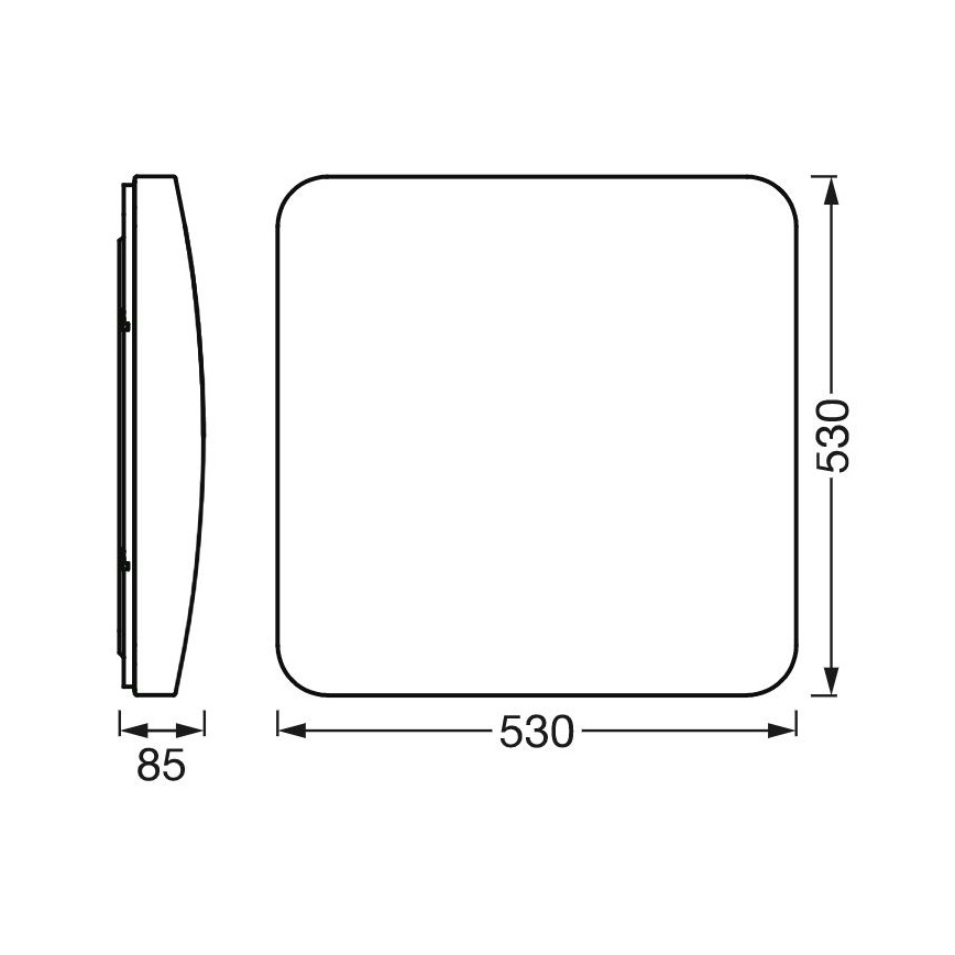 Ledvance - LED Hämardatav laevalgusti SMART+ CLEAM LED/42W/230V 3000-6500K Wi-Fi