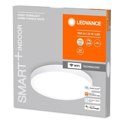 Ledvance - LED Hämardatav laevalgusti SMART+ DOWNLIGHT LED/22W/230V 3000-6500K Wi-Fi