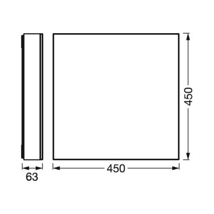 Ledvance -LED Hämardatav laevalgusti SMART+ FRAMELESS LED/24,5W/230V 3000-6500K Wi-Fi