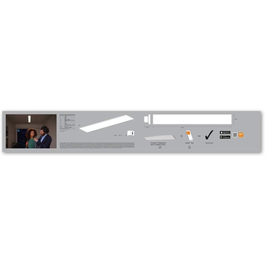 Ledvance - LED Hämardatav laevalgusti SMART+ FRAMELESS LED/27W/230V Wi-Fi